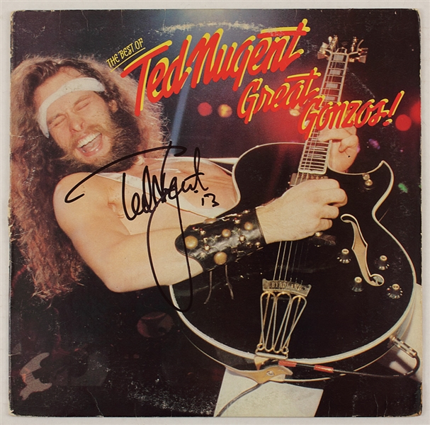 Ted Nugent Signed  "Great Gonzos" Album