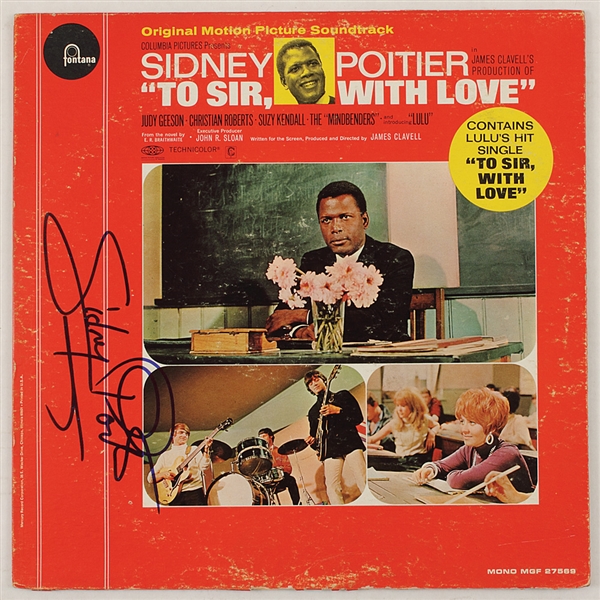 Sidney Poitier Signed "To Sir With Love" Soundtrack Album