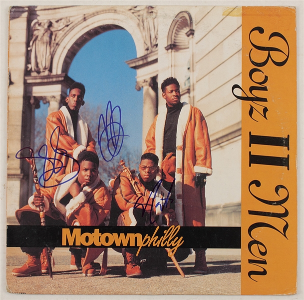 Boys II Men Signed "Motown Philly" Album