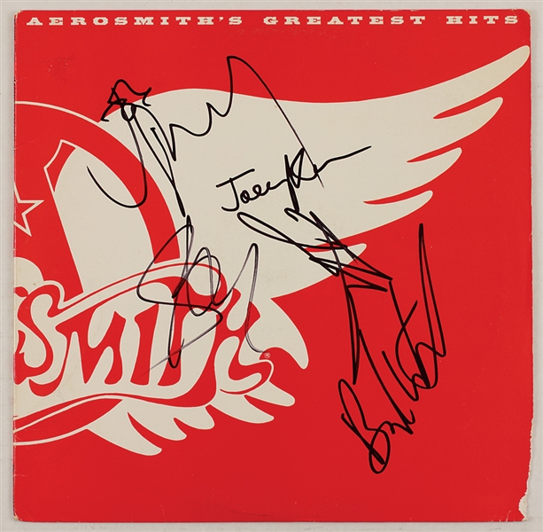 Aerosmith Signed "Greatest Hits" Album