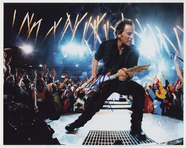 Bruce Springsteen Signed 11 x 14  Photograph