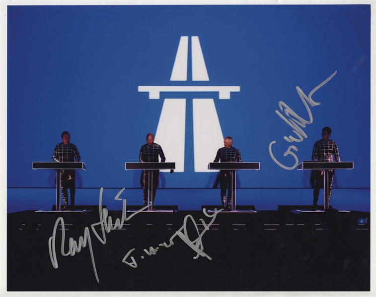 Kraftwerk Signed 11 x 14  Photograph
