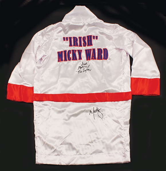 Mark Wahlberg Signed "The Fighter" Custom Made Boxing Robe
