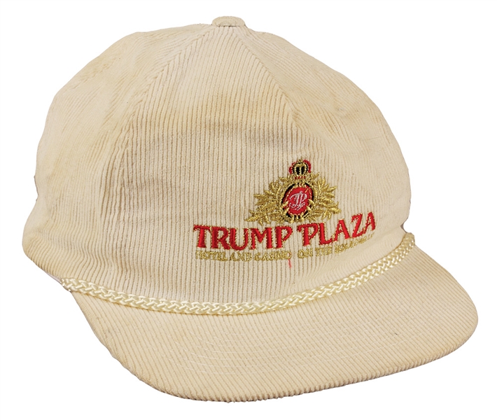 Michael Jackson Owned and Worn Trump Plaza Hat