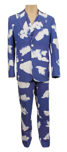 Rufus Wainwright "Release The Stars" World Tour Stage Worn Three Piece Cloud Suit