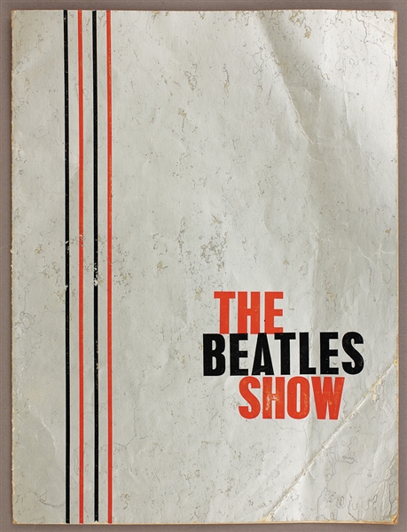 Beatles Original 1963 "The Beatles Show" U.K. Concert Program