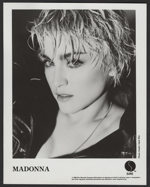 Madonna Original Herb Ritz  Promotional Photograph