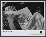 Madonna Signed & Inscribed Lorraine Day Original Promotional Photograph