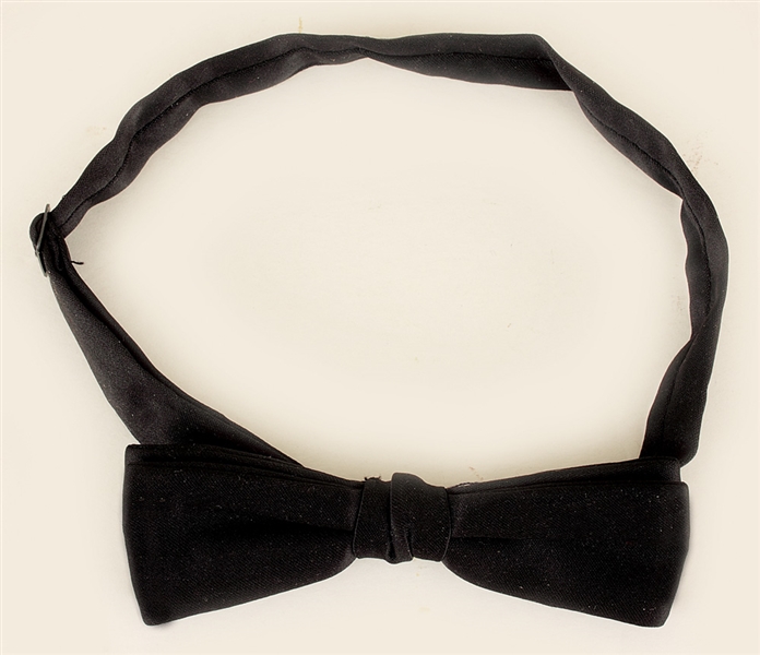 Frank Sinatra Worn Black Velvet Bow Tie