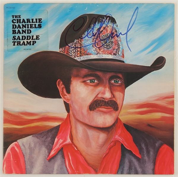 Charlie Daniels Signed "Saddle Tramp" Album