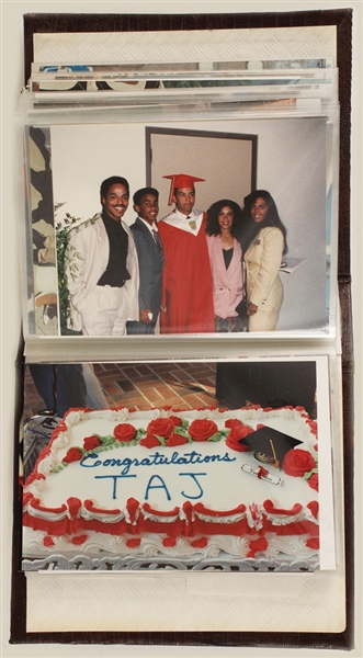 Tito Jacksons Personal Family Photograph Album For Tariano (Taj) Jacksons High School Graduation