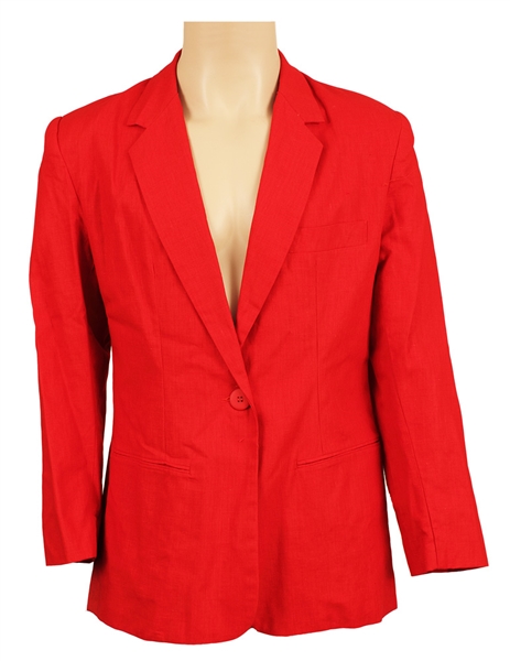Michael Jackson Owned and Worn Red Jacket