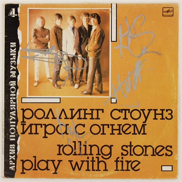Rolling Stones Signed "Play With Fire" Album