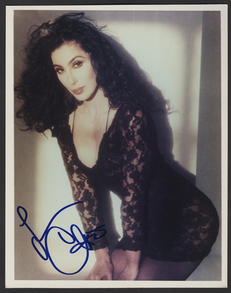 Cher Signed 8 x 10 Photograph 