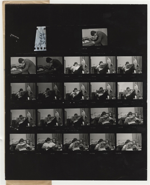 Young Rascals Original Stamped Contact Sheet and Negatives