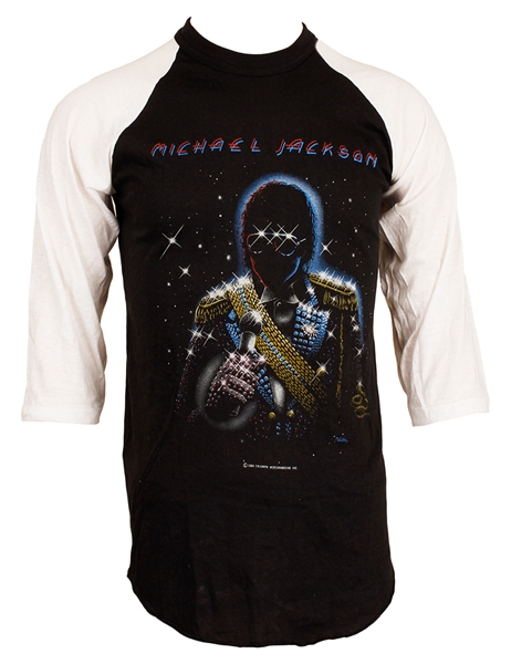 Michael Jackson Owned and Worn Concert Shirt
