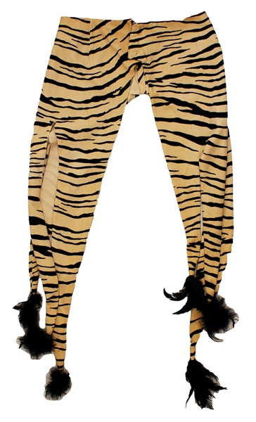 Sly Stone Stage Worn Tiger Striped Chaps