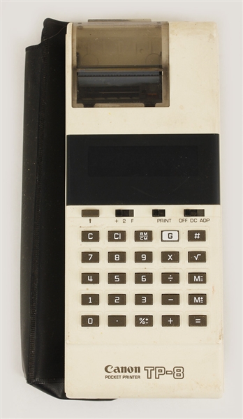 Michael Jacksons Personally Owned and Used Calculator