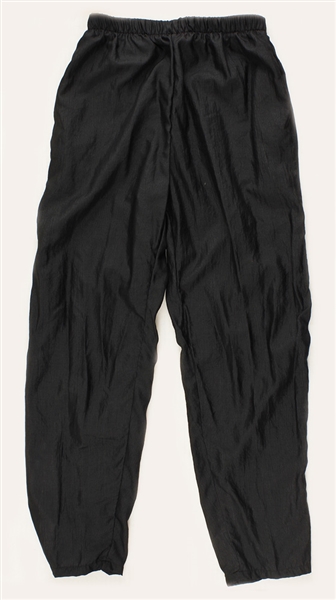 Michael Jackson Owned and Worn Black Warm-Up Pants