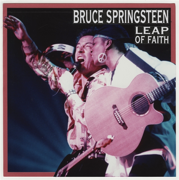 Bruce Springsteen "Leap of Faith" Original Alternate 45 Record Sleeve Artwork