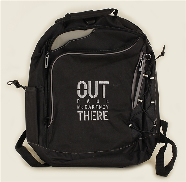 Paul McCartney Original "Out There Tour" Crew Backpack