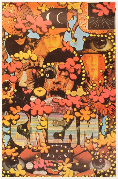 Cream Psychedelic Poster by Martin Sharp