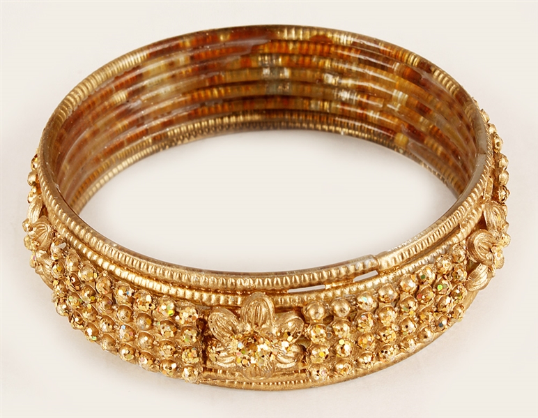 Liza Minnelli Gold Costume Bracelet