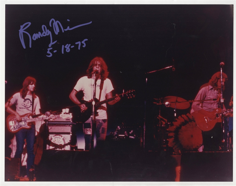 Eagles Randy Meisner Signed Capitol Theater Photograph