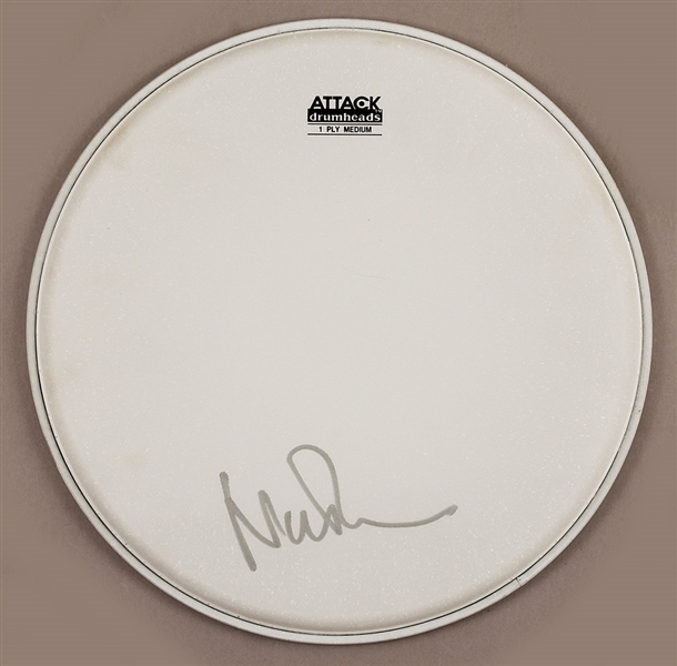 Pink Floyd Nick Mason Signed Drum Head