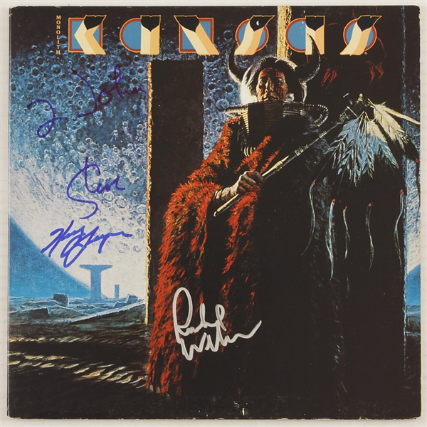 Kansas Steve Walsh,  Kerry Livgren and Rich Williams Signed "Monolith" Album
