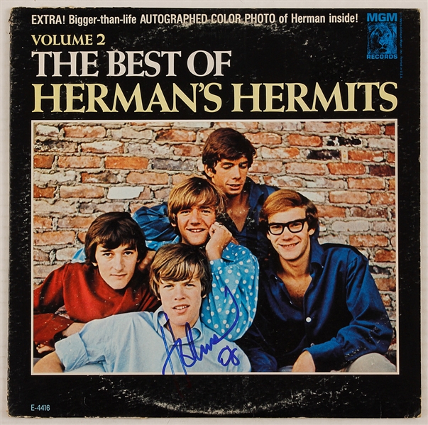 Peter Noone Signed "The Best of Hermans Hermits" Album