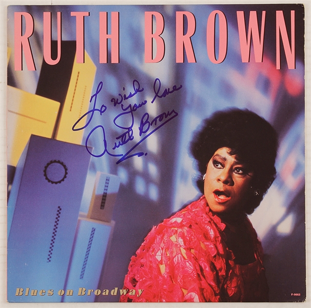 Ruth Brown Signed "Blues on Broadway" Album