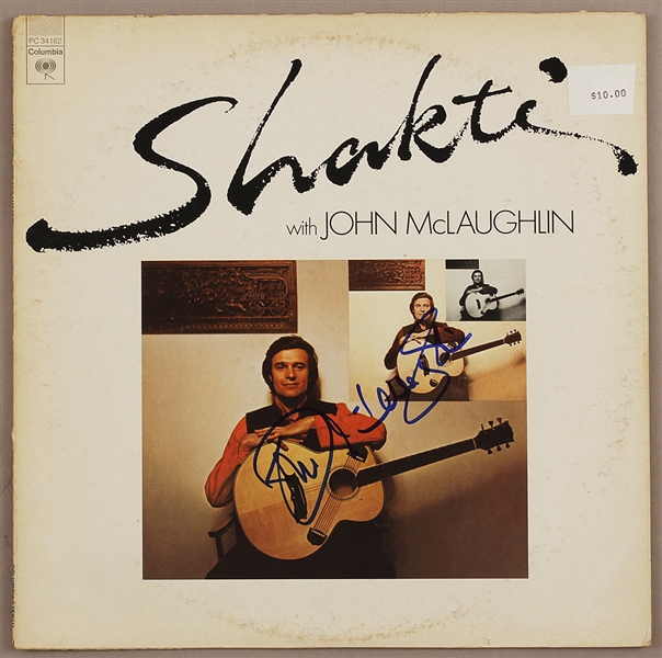 John McLaughlin Signed "Shakti" Album
