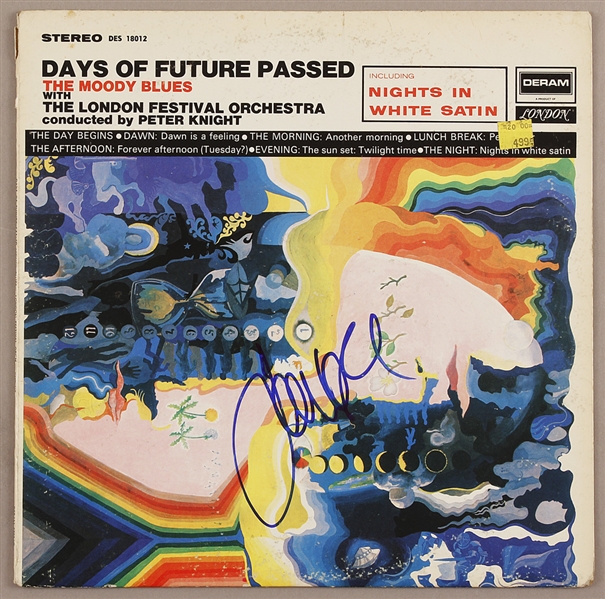 John Lodge Signed Moody Blues "Days of Future Passed" Album