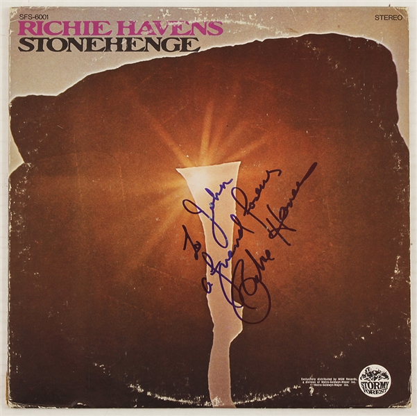 Richie Havens Signed & Inscribed "Stonehenge" Album
