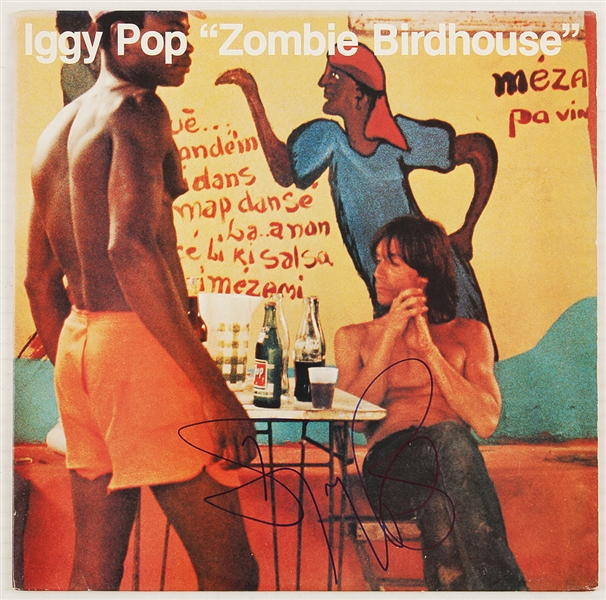 Iggy Pop Signed "Zombie Birdhouse" Album