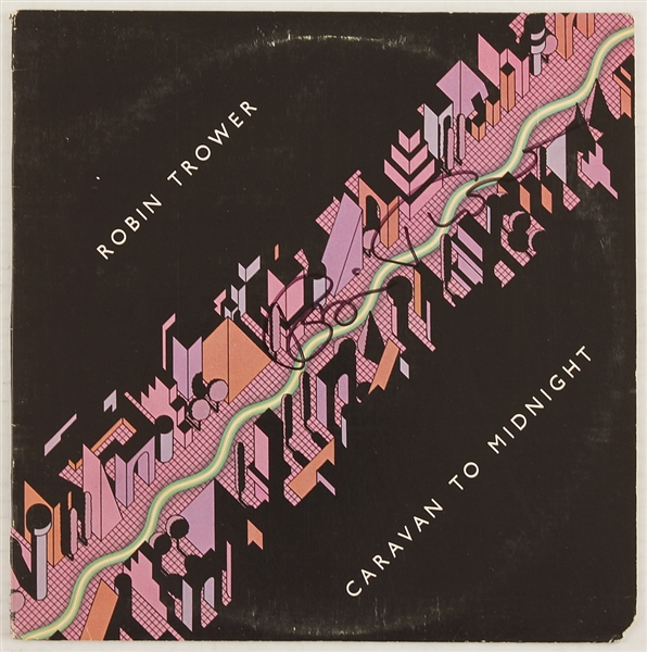 Robin Trower Signed "Caravan To Midnight" Album