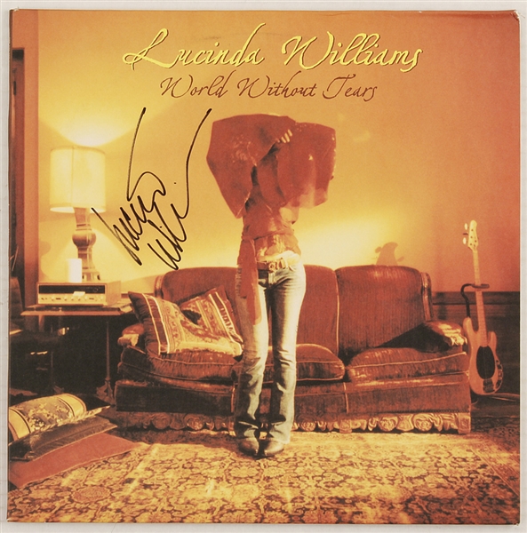 Lucinda Williams Signed "World Without Tears" Album