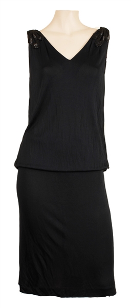 Janet Jackson Owned & Worn Black Sleeveless Dress