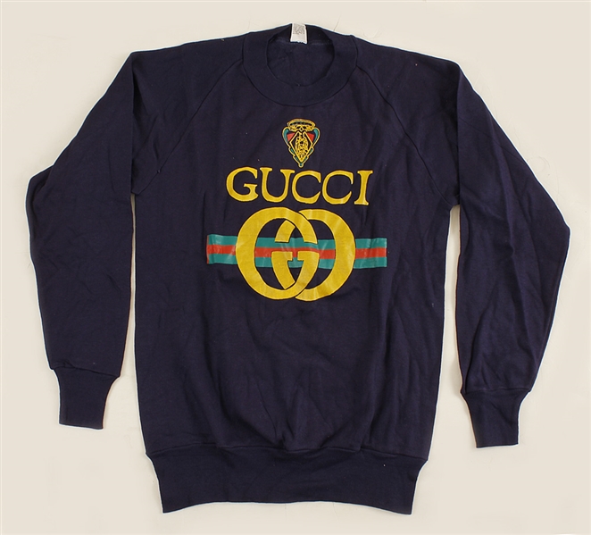 Michael Jackson Owned & Worn "Gucci" Sweatshirt