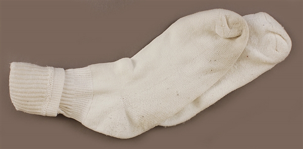 Michael Jackson Owned & Worn White Socks