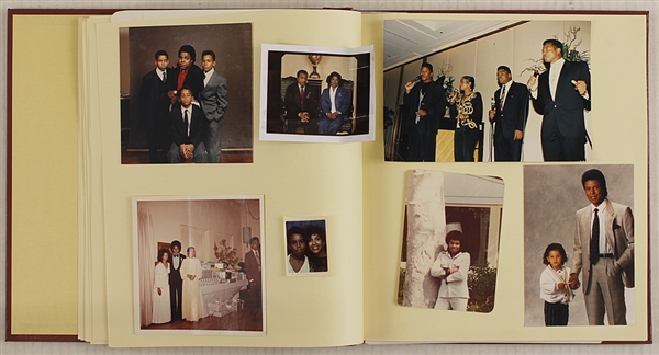 Jermaine Jackson Family Photo & Scrap Book Featuring Taryll Jackson