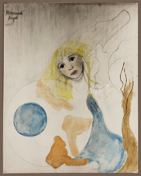 Stevie Nicks Original Artwork From the Herbert Worthington Estate