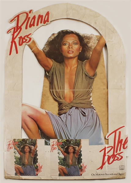 Diana Ross "The Boss" Original Promotional Cardboard Standee