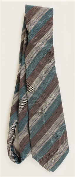 Michael Jackson Owned & Worn Striped Tie