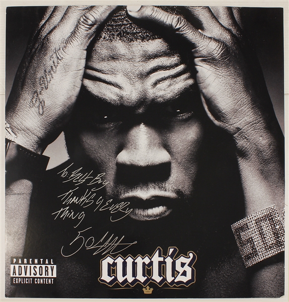 50 Cent Signed & Inscribed Original "Curtis" Promotional Poster and Laminate