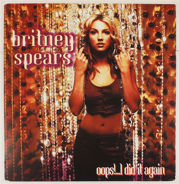Britney Spears "Oops!.... I Did It Again" Original Promotional Poster