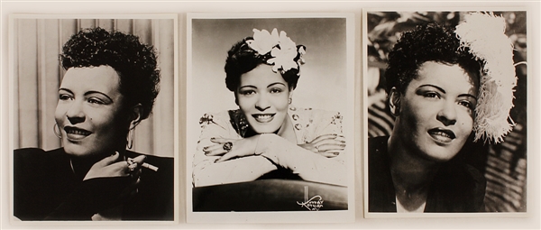 Billie Holiday Original Stamped Photographs