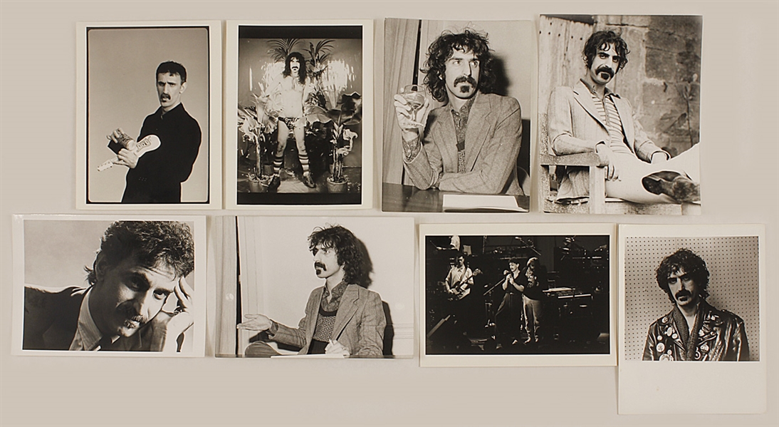Frank Zappa Original Stamped Photographs