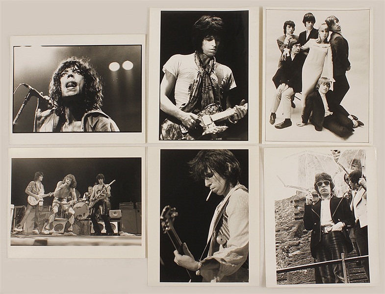 The Rolling Stones Original Stamped Photographs